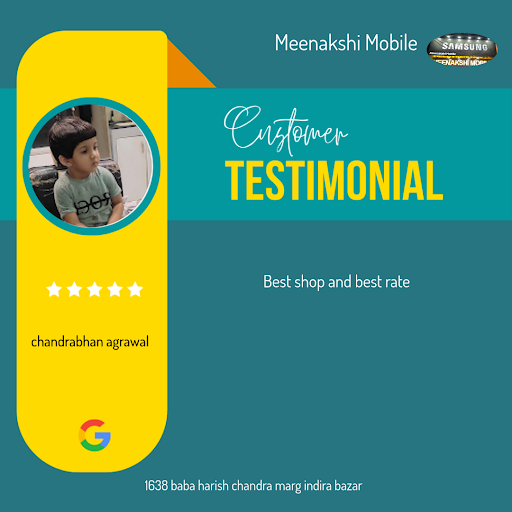 Chandrabhan Agrawal loved the exceptional service at Meenakshi Mobile, Jaipur's trusted second ha… post image