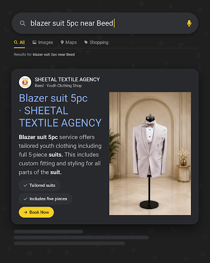 Discover tailored youth clothing at SHEETAL TEXTILE AGENCY in Beed. Specializing in 5-piece blaze… post image