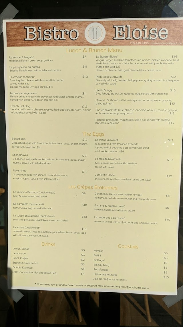 Bistro Eloise - French Restaurant
