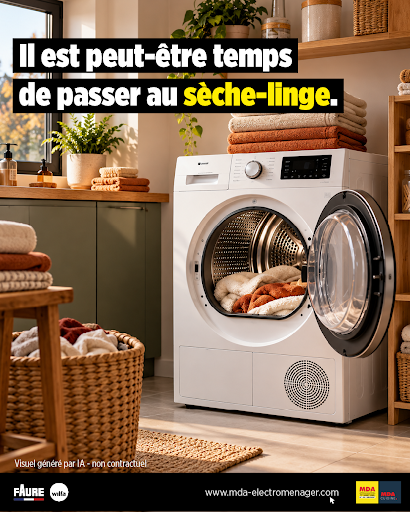☔ La pluie est de retour… et l'étendoir aussi !

Avec les températures qui baissent, faire sécher son linge devient parfois un vrai casse-tête.

Un étendoir au milieu du salon, des serviettes encore humides le lendemain et des vêtements qui mettent une éternité à sécher… Ça vous parle ? 😅

Heureusement, le sèche-linge a quelques arguments :

👕 Un linge sec sans dépendre de la météo.
⏱️ Un vrai gain de temps au quotidien.
🏠 Plus besoin d'étendre son linge partout.
⚡ Des modèles à pompe à chaleur qui consomment moins que les sèche-linge électriques classiques à résistance.

Bref, votre étendoir risque de prendre quelques vacances !

➡️ Rendez-vous en magasin et sur : www.mda-electromenager.com

#mda #electromenager #sechelinge #automne #conseils #maison
