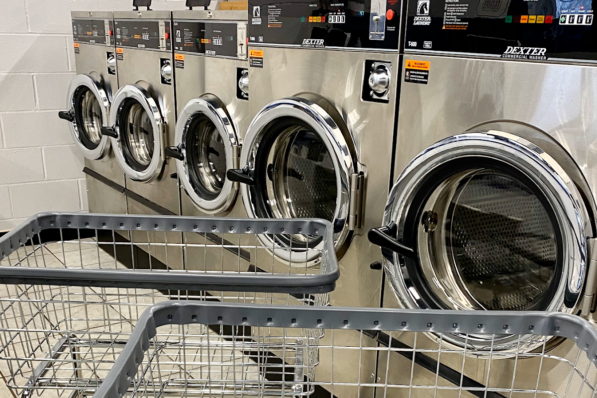 Self-service laundry at Sunshine Laundry, St. Louis, MO