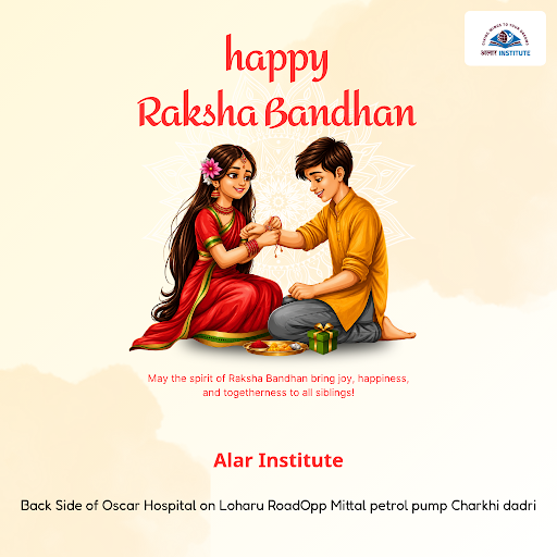 Celebrate Rakshabandhan with Alar Institute, your trusted coaching center for schooling and Saini… post image