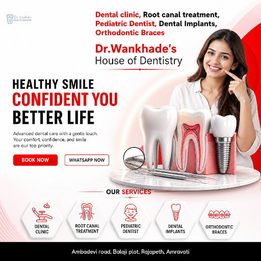 Dr.Wankhade's House of Dentistry is a trusted dental clinic in Amravati offering root canal treat… post image