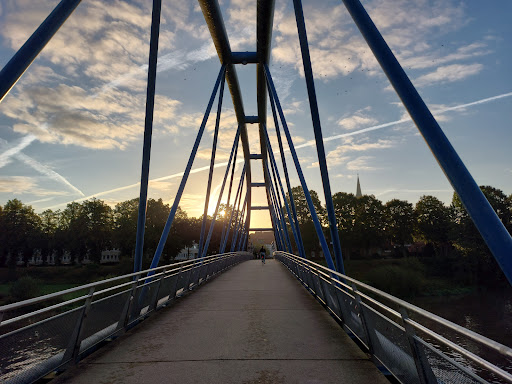Fußgängerbrücke über die Weser - Thumbnail