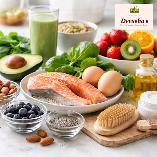 Healthy, glowing hair and skin start from within. At Devasha's Hair Transplant And Cosmetic Centr… post image