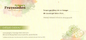 Photo n°3 de Gregory massage-bien-etre à Blois (Institut de massages)