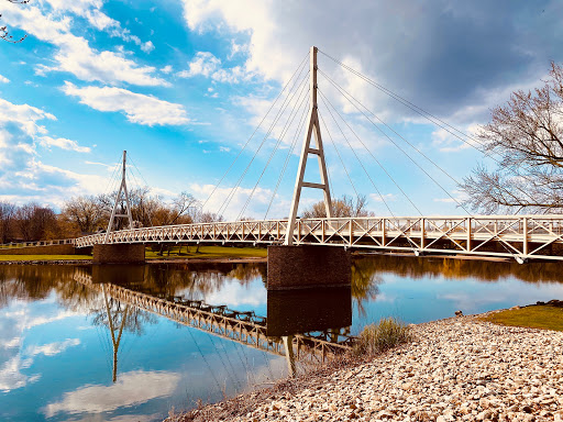 Charles City Suspension Bridge - Thumbnail