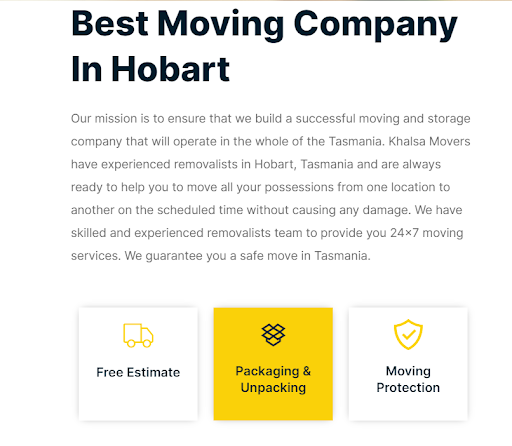 Removalist hobart - Khalsa Movers