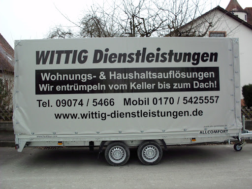 Wittig Dienstleistungen Wohnungsauflösung, Haushaltsauflösung, Entrümplungen