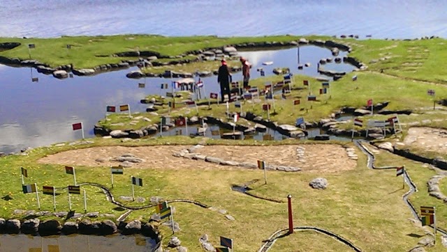 Worldmap at Klejtrup Lake