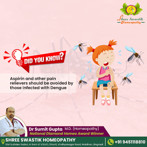 If you're infected with dengue, avoid taking aspirin and certain pain relievers as they can incre… post image