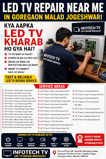LED TV Repair Near Me in Goregaon Malad Jogeshwari