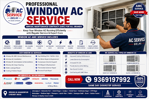 Best Window AC Service in Pitampura Near By Area, Delhi | Same Day Doorstep Service post image
