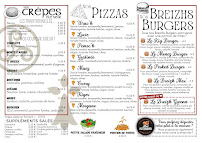 Menu Crêperie, Pizzeria, Burgers du Pont de Paluden Page 2