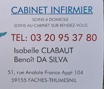 Infirmière Libérale Fâches Thumesnil MmeCLABAUT Mr DA SILVA à Faches-Thumesnil