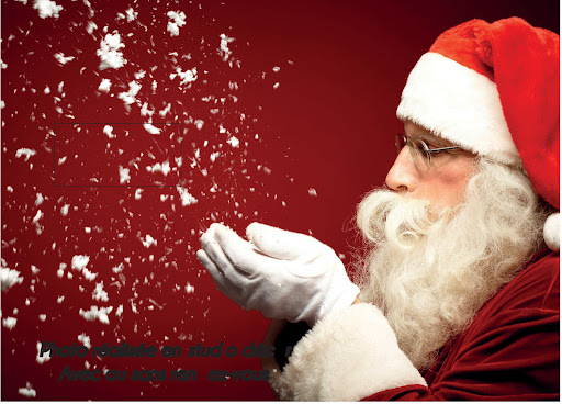 En décembre, le Père Noël est chez Image and Co de 14h30 à 19h les samedis 14 & 21, le mercredi 18. Photo réalisée en studio décoré avec ou sans rendez-vous.