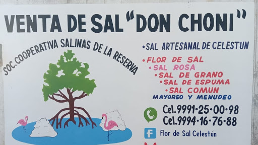 Flor de sal celestún Logo