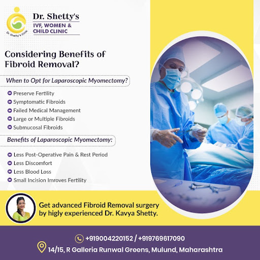At Shetty's IVF Women & Child Clinic, Dr. Kavya Shetty, a highly experienced specialist, offers a…