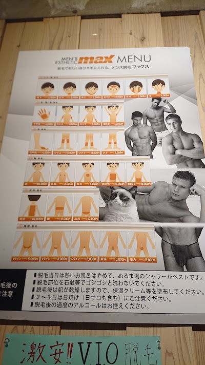 メンズ脱毛max富山店 Nakaniikawa Gun Toyama 81 76 481 6595