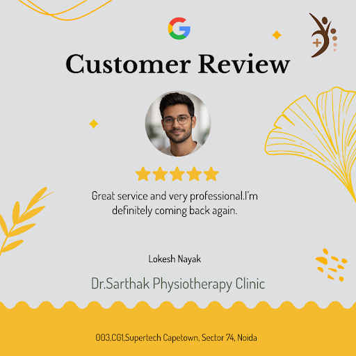 Lokesh Nayak, a satisfied client from Noida, raves about his exceptional experience at Dr.Sarthak… post image