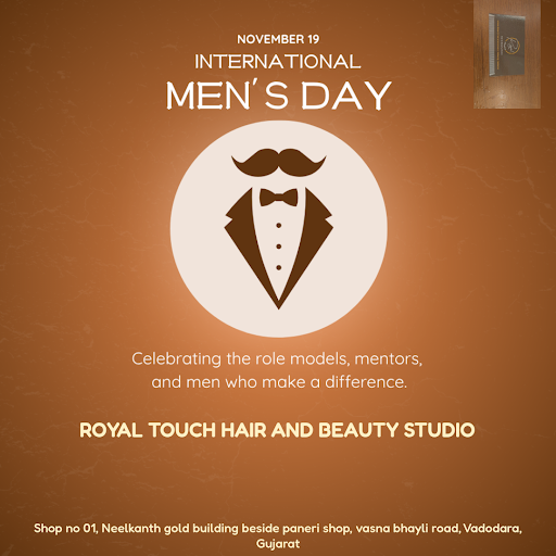Happy International Men's Day from Royal Touch Hair And Beauty Studio in Vadodara! Today, we're c… post image