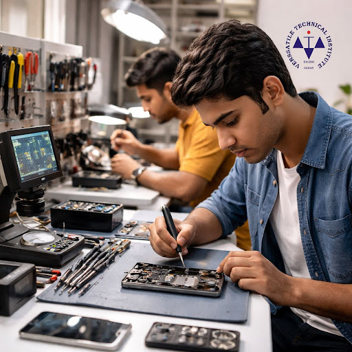 Hands-on practice is the heart of every mobile repair course in Mumbai. At VERSSATILE TECHNICAL I… post image