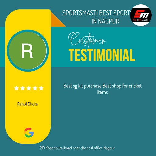 Rahul Chute's sporting enthusiasm was fueled by the exceptional service at SPORTSMASTI BEST SPORT… post image