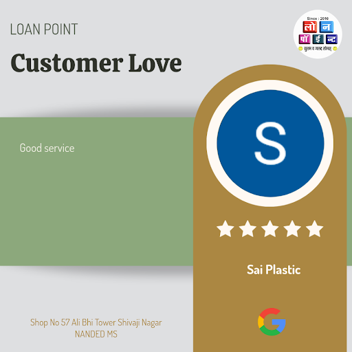 Sai Plastic, a satisfied customer, raves about their exceptional experience at LOAN POINT in Nand…