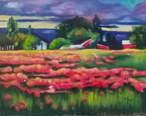 Best artist in delhi | landscape in  impressionism  post image