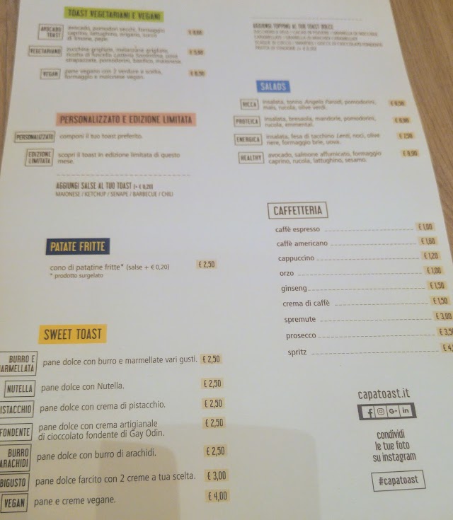 CAPATOAST Firenze (Novoli CC San Donato)