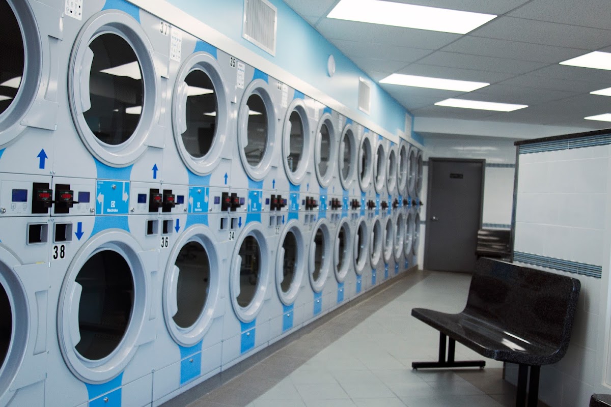 Self-service laundry at The Laundromat, Norwalk, CT