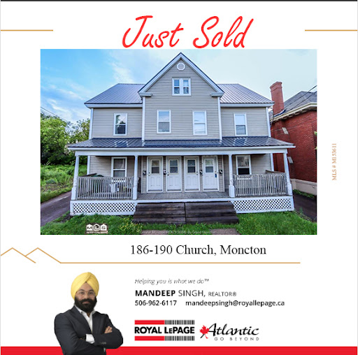 Mandeep Singh Realtor - Residential Real Estate Agent in Moncton - Royal Lepage Atlantic - Thumbnail