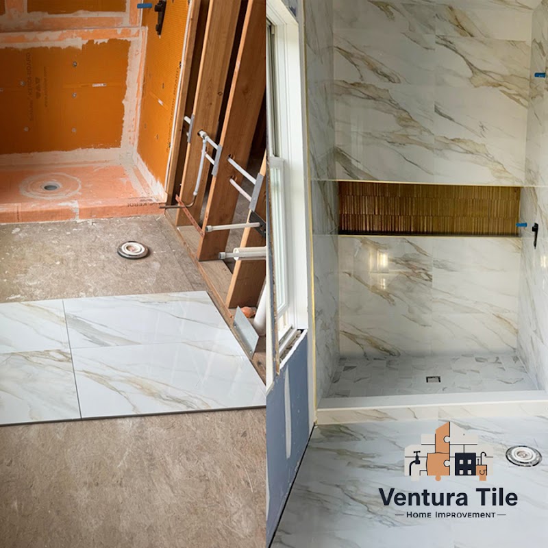 Ventura Tile facility with washing machines in Bridgeport