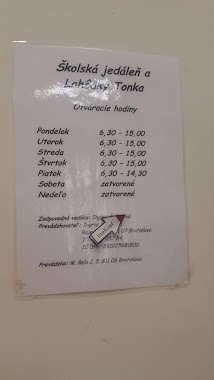 Školská jedáleň a Lahôdky Tonka, Author: llllllllllllllli rlllllllllllllll