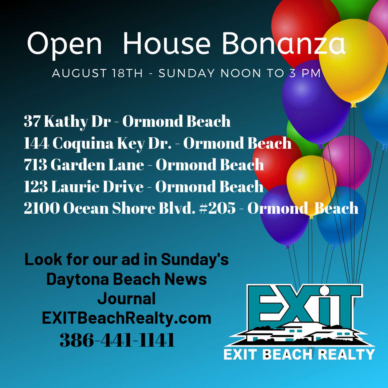 Continent Kan weerstaan strategie Exit Beach Realty - Ormond Beach, FL REALTORS - Real Estate Agency in  Ormond Beach