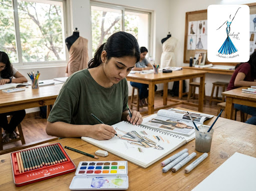 ✔️ Learn fashion illustration step by step – from body proportions to stylised poses and fabric fall post image