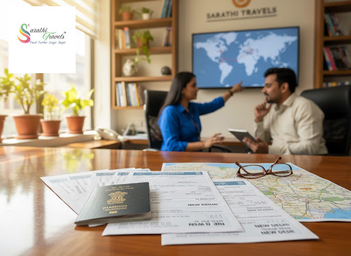 Planning a Delhi trip and confused about travel documentation? Sarathi Travels at 257, Tagore Gar… post image