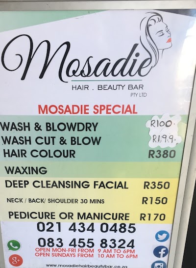 Photos of Mosadie Hair and Beauty Bar