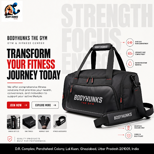 BODYHUNKS THE GYM offers a comprehensive gym experience with Zumba classes, fitness trackers, pro… post image