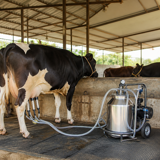 Modern milking machines are transforming dairy farming across Madhya Pradesh, helping farmers sav… post image