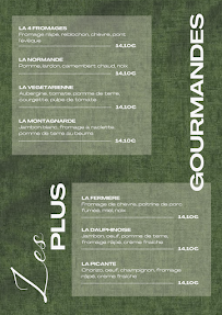 Menu Les Marnières, Crêperie Bar Restaurant Page 9