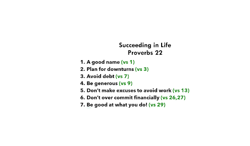 Proverbs 22 Senior Security - Visual