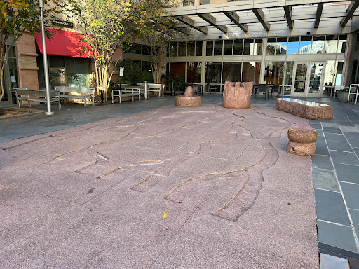 Courthouse River Plaza Fountain