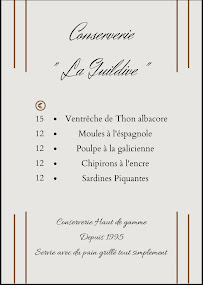 Menu La Voûte chez totor Page 8