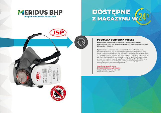 Opinie o Meridus - Artykuły BHP dla przemysłu - Odzież robocza Kędzierzyn-Koźle, Opole w Kędzierzyn-Koźle - Sklep sportowy