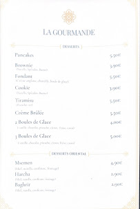 Menu La Gourmande Page 2