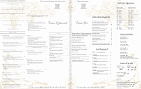 Menu Les jardins d'Eden Page 1