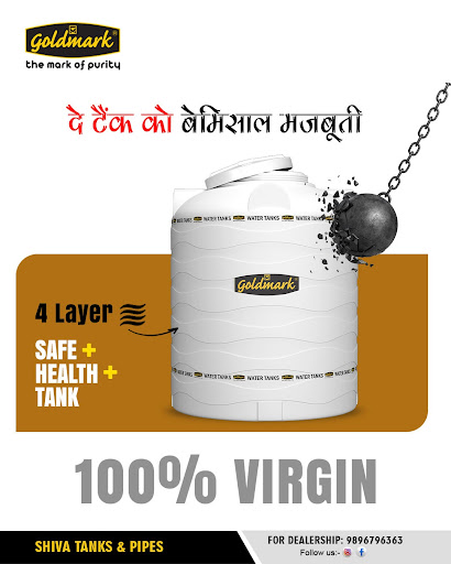 Goldmark water tank.roto mould.heaviest tank.food grade.virgin.safe…