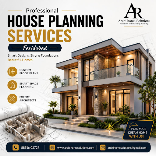 Archi Home Solutions offers professional house planning services in Faridabad, creating smart, fu… post image