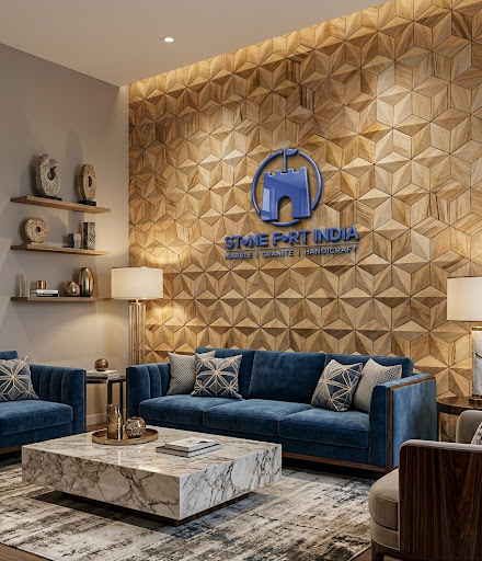 ✨ Premium Stone Wall Cladding – Teak Stone | Star Pattern Hexagon Design ✨ post image